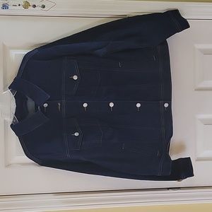 NWT Lands End Denim jacket size 2X